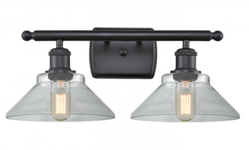 Orwell - 2 Light - 18 inch - Matte Black - Bath Vanity Light (3442|516-2W-BK-G132-LED)