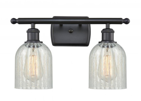 Caledonia - 2 Light - 15 inch - Matte Black - Bath Vanity Light (3442|516-2W-BK-G2511-LED)