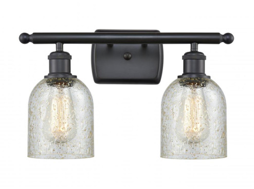 Caledonia - 2 Light - 15 inch - Matte Black - Bath Vanity Light (3442|516-2W-BK-G259-LED)