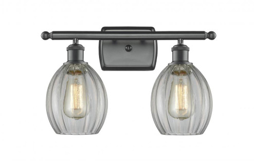 Eaton - 2 Light - 16 inch - Matte Black - Bath Vanity Light (3442|516-2W-BK-G82-LED)