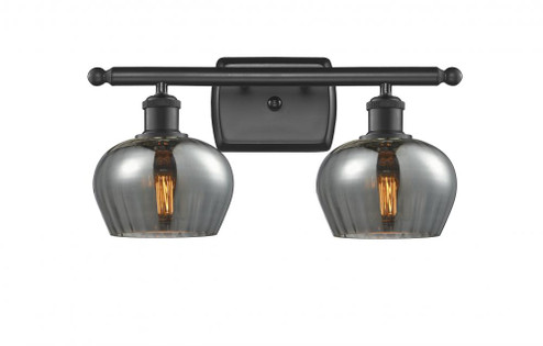 Fenton - 2 Light - 17 inch - Matte Black - Bath Vanity Light (3442|516-2W-BK-G93-LED)