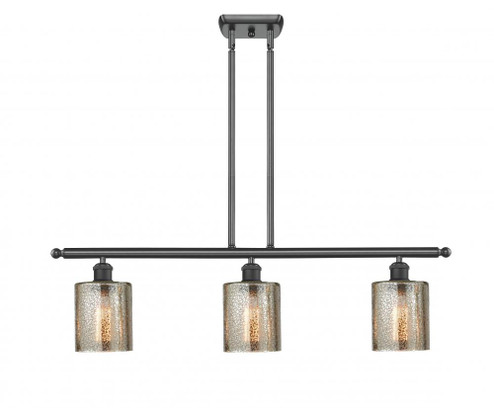Cobbleskill - 3 Light - 36 inch - Matte Black - Stem hung - Island Light (3442|516-3I-BK-G116-LED)