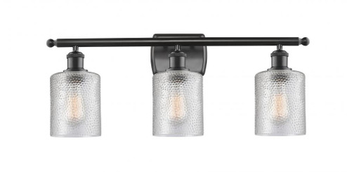 Cobbleskill - 3 Light - 25 inch - Matte Black - Bath Vanity Light (3442|516-3W-BK-G112-LED)