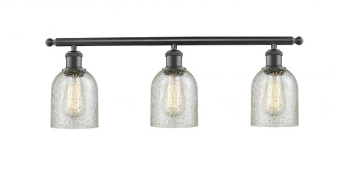 Caledonia - 3 Light - 25 inch - Matte Black - Bath Vanity Light (3442|516-3W-BK-G259)