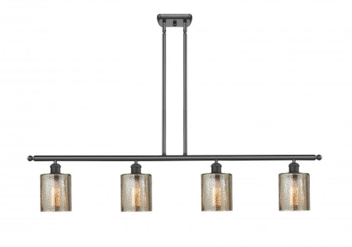Cobbleskill - 4 Light - 48 inch - Matte Black - Stem hung - Island Light (3442|516-4I-BK-G116-LED)