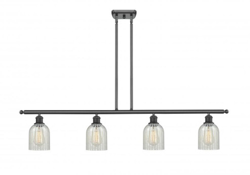 Caledonia - 4 Light - 48 inch - Matte Black - Stem hung - Island Light (3442|516-4I-BK-G2511-LED)