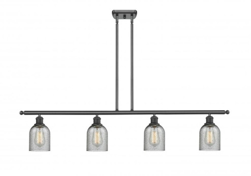 Caledonia - 4 Light - 48 inch - Matte Black - Stem hung - Island Light (3442|516-4I-BK-G257)