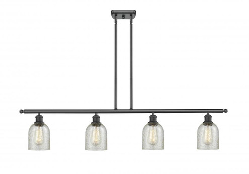 Caledonia - 4 Light - 48 inch - Matte Black - Stem hung - Island Light (3442|516-4I-BK-G259-LED)