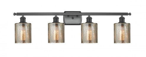Cobbleskill - 4 Light - 35 inch - Matte Black - Bath Vanity Light (3442|516-4W-BK-G116)