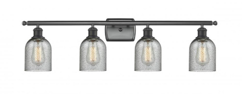 Caledonia - 4 Light - 35 inch - Matte Black - Bath Vanity Light (3442|516-4W-BK-G257)
