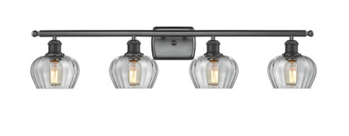 Fenton - 4 Light - 37 inch - Matte Black - Bath Vanity Light (3442|516-4W-BK-G92)