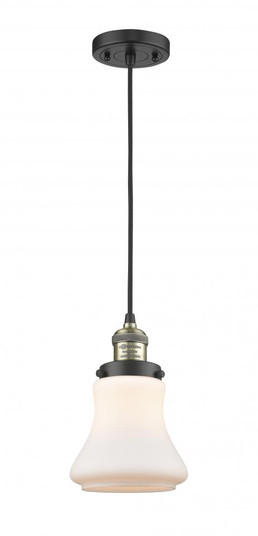 Bellmont - 1 Light - 6 inch - Black Antique Brass - Cord hung - Mini Pendant (3442|201C-BAB-G191)