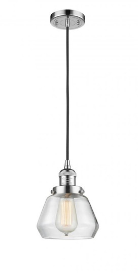Fulton - 1 Light - 7 inch - Polished Chrome - Cord hung - Mini Pendant (3442|201C-PC-G172-LED)
