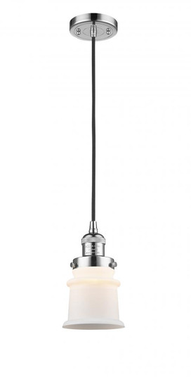 Canton - 1 Light - 5 inch - Polished Chrome - Cord hung - Mini Pendant (3442|201C-PC-G181S)
