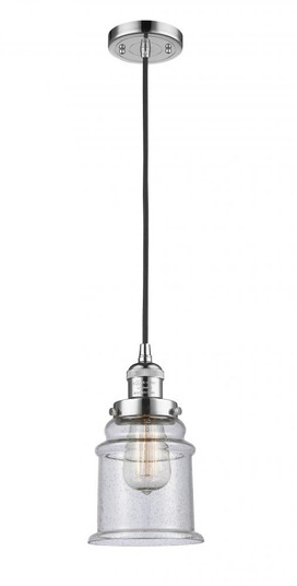 Canton - 1 Light - 6 inch - Polished Chrome - Cord hung - Mini Pendant (3442|201C-PC-G184-LED)