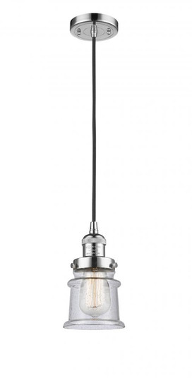 Canton - 1 Light - 5 inch - Polished Chrome - Cord hung - Mini Pendant (3442|201C-PC-G184S)