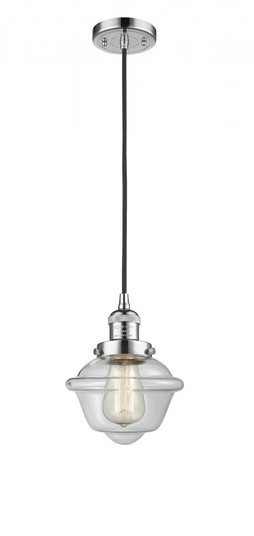 Oxford - 1 Light - 7 inch - Polished Chrome - Cord hung - Mini Pendant (3442|201C-PC-G532-LED)