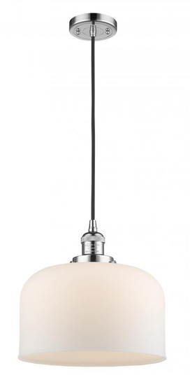 Bell - 1 Light - 12 inch - Polished Chrome - Cord hung - Mini Pendant (3442|201C-PC-G71-L)