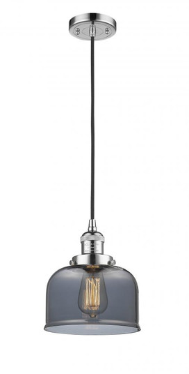 Bell - 1 Light - 8 inch - Polished Chrome - Cord hung - Mini Pendant (3442|201C-PC-G73-LED)