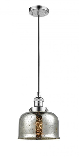 Bell - 1 Light - 8 inch - Polished Chrome - Cord hung - Mini Pendant (3442|201C-PC-G78)