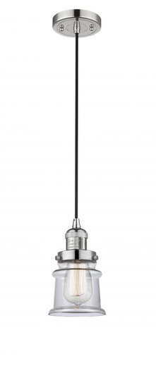 Canton - 1 Light - 5 inch - Polished Nickel - Cord hung - Mini Pendant (3442|201C-PN-G182S)