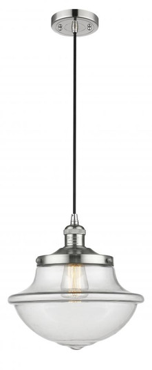 Oxford - 1 Light - 12 inch - Polished Nickel - Cord hung - Mini Pendant (3442|201C-PN-G542-LED)