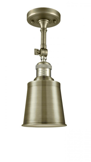 Addison - 1 Light - 5 inch - Antique Brass - Adjustable Semi-Flush Mount (3442|201F-AB-M9-AB-LED)