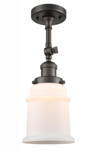 Canton - 1 Light - 6 inch - Oil Rubbed Bronze - Adjustable Semi-Flush Mount (3442|201F-OB-G181)
