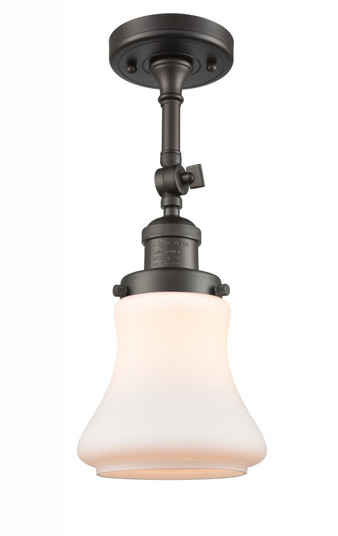 Bellmont - 1 Light - 6 inch - Oil Rubbed Bronze - Adjustable Semi-Flush Mount (3442|201F-OB-G191-LED)