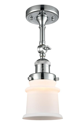 Canton - 1 Light - 5 inch - Polished Chrome - Adjustable Semi-Flush Mount (3442|201F-PC-G181S)