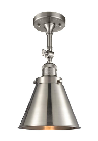 Appalachian - 1 Light - 8 inch - Brushed Satin Nickel - Adjustable Semi-Flush Mount (3442|201F-SN-M13-SN)