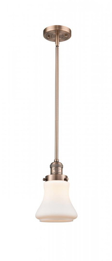 Bellmont - 1 Light - 7 inch - Antique Copper - Stem Hung - Mini Pendant (3442|201S-AC-G191-LED)