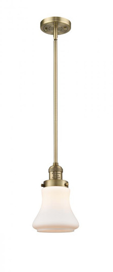 Bellmont - 1 Light - 7 inch - Brushed Brass - Stem Hung - Mini Pendant (3442|201S-BB-G191)