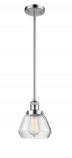 Fulton - 1 Light - 7 inch - Polished Chrome - Stem Hung - Mini Pendant (3442|201S-PC-G172-LED)