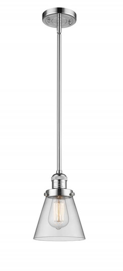 Cone - 1 Light - 6 inch - Polished Chrome - Stem Hung - Mini Pendant (3442|201S-PC-G62-LED)
