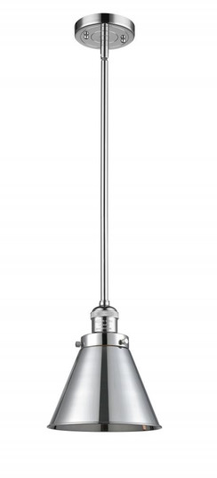 Appalachian - 1 Light - 8 inch - Polished Chrome - Stem Hung - Mini Pendant (3442|201S-PC-M13-PC-LED)