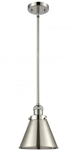 Appalachian - 1 Light - 8 inch - Polished Nickel - Stem Hung - Mini Pendant (3442|201S-PN-M13-PN)