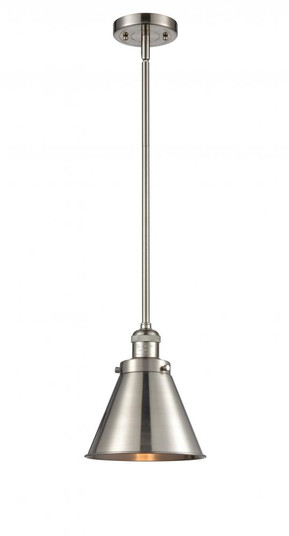 Appalachian - 1 Light - 8 inch - Brushed Satin Nickel - Stem Hung - Mini Pendant (3442|201S-SN-M13-SN-LED)