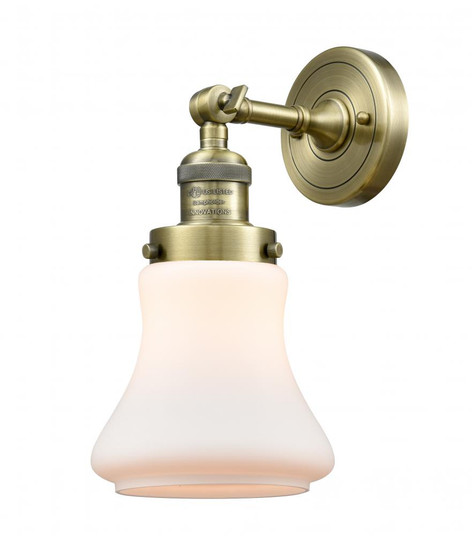 Bellmont - 1 Light - 7 inch - Antique Brass - Adjustable Sconce (3442|203-AB-G191-LED)