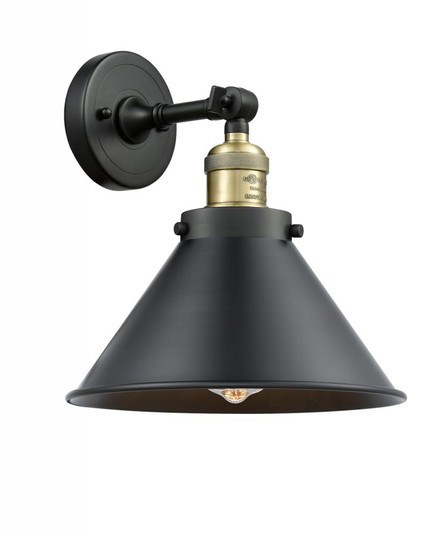 Briarcliff - 1 Light - 10 inch - Black Antique Brass - Adjustable Sconce (3442|203-BAB-M10-BK-LED)