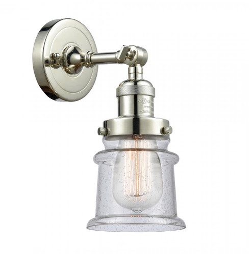 Canton - 1 Light - 5 inch - Polished Nickel - Adjustable Sconce (3442|203-PN-G184S)
