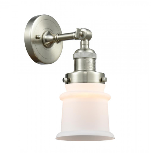 Canton - 1 Light - 5 inch - Brushed Satin Nickel - Sconce (3442|203-SN-G181S)