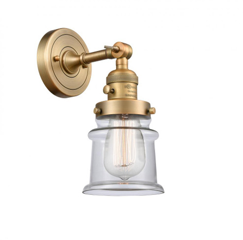 Canton - 1 Light - 5 inch - Brushed Brass - Adjustable Sconce (3442|203SW-BB-G182S)