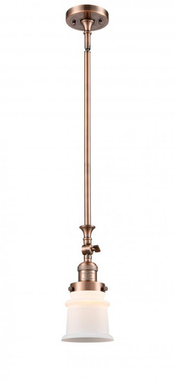 Canton - 1 Light - 5 inch - Antique Copper - Stem Hung - Adjustable Mini Pendant (3442|206-AC-G181S)