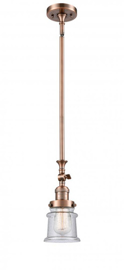 Canton - 1 Light - 5 inch - Antique Copper - Stem Hung - Adjustable Mini Pendant (3442|206-AC-G184S-LED)