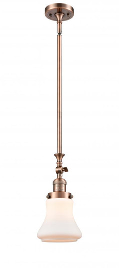Bellmont - 1 Light - 6 inch - Antique Copper - Stem Hung - Adjustable Mini Pendant (3442|206-AC-G191-LED)