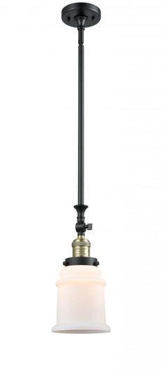 Canton - 1 Light - 6 inch - Black Antique Brass - Stem Hung - Adjustable Mini Pendant (3442|206-BAB-G181-LED)