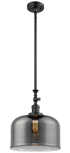 Bell - 1 Light - 12 inch - Matte Black - Stem Hung - Adjustable Mini Pendant (3442|206-BK-G73-L)