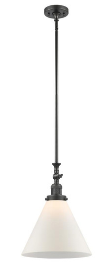 Cone - 1 Light - 12 inch - Oil Rubbed Bronze - Stem Hung - Adjustable Mini Pendant (3442|206-OB-G41-L)