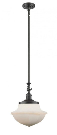 Oxford - 1 Light - 12 inch - Oil Rubbed Bronze - Stem Hung - Adjustable Mini Pendant (3442|206-OB-G541)